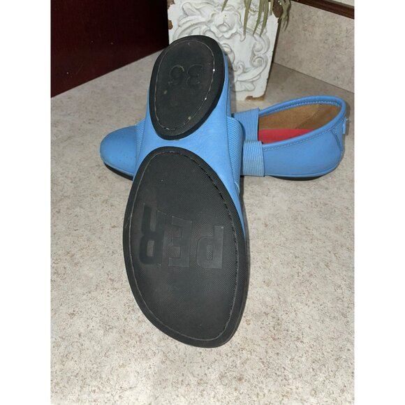 Camper Nina Right Womens Blue Ballet Flats With Elastic Strap Size 36 Comfortabl - Picture 4 of 7